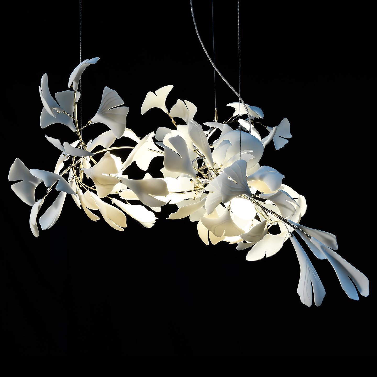 Gingko Ceramic Chandelier G - Nuvé