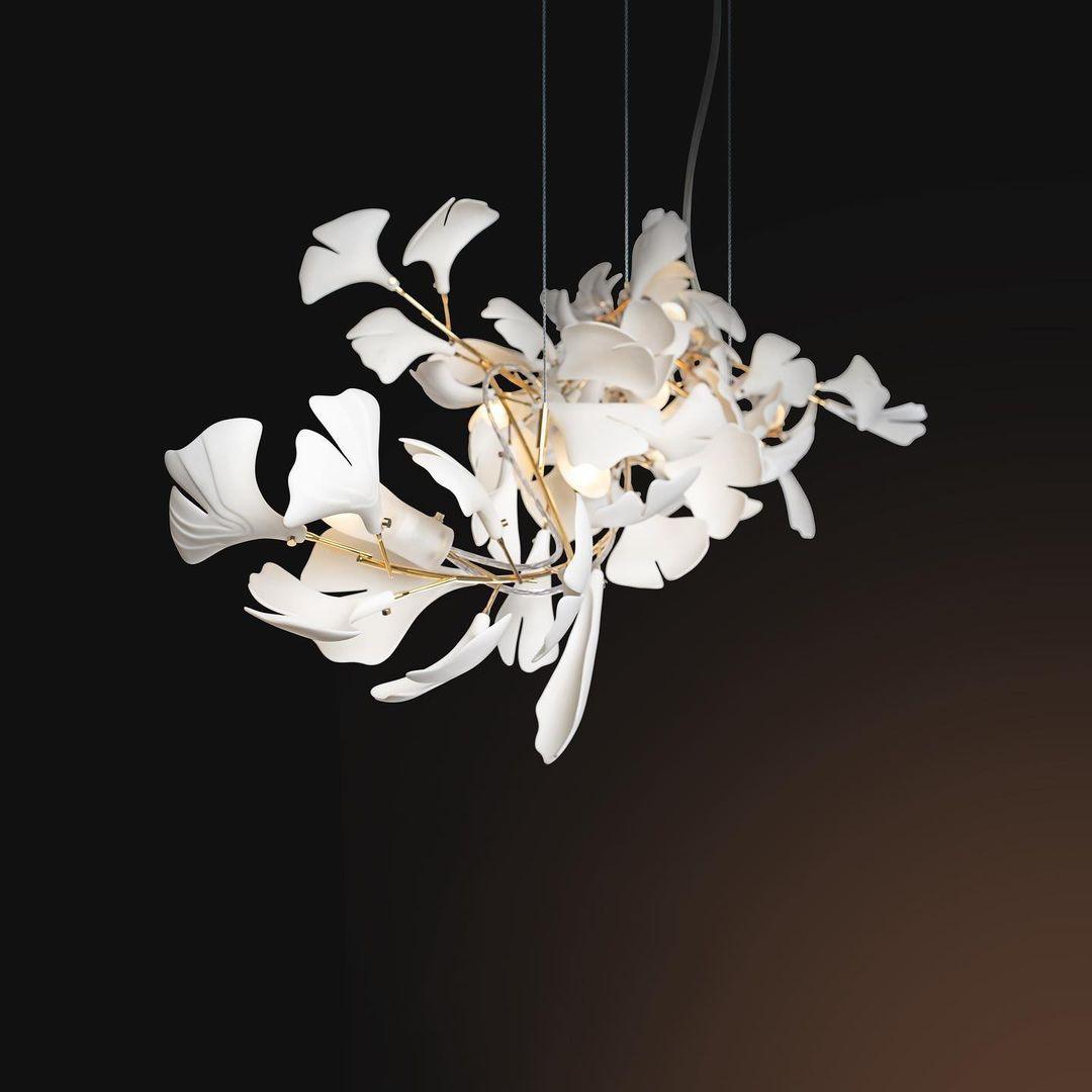 Gingko Ceramic Chandelier G - Nuvé