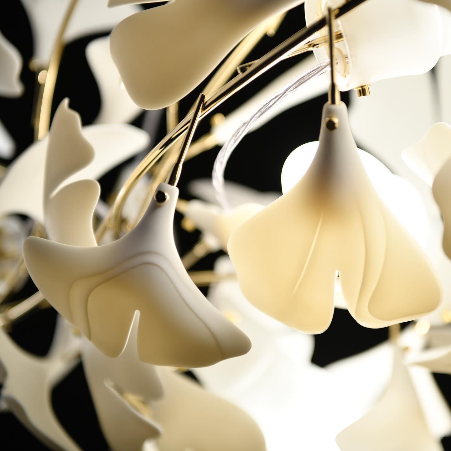 Gingko Ceramic Chandelier G - Nuvé