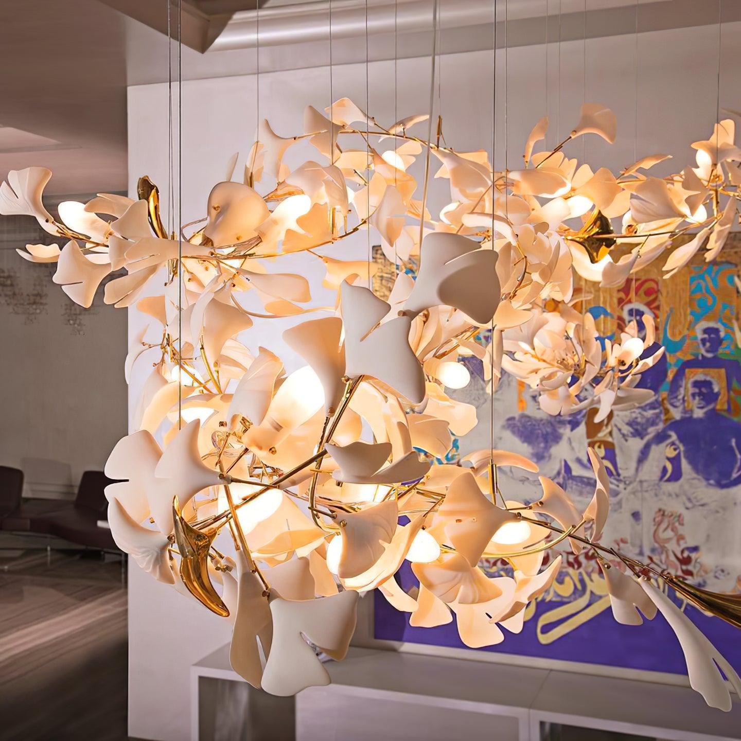 Gingko Ceramic Chandelier G - Nuvé