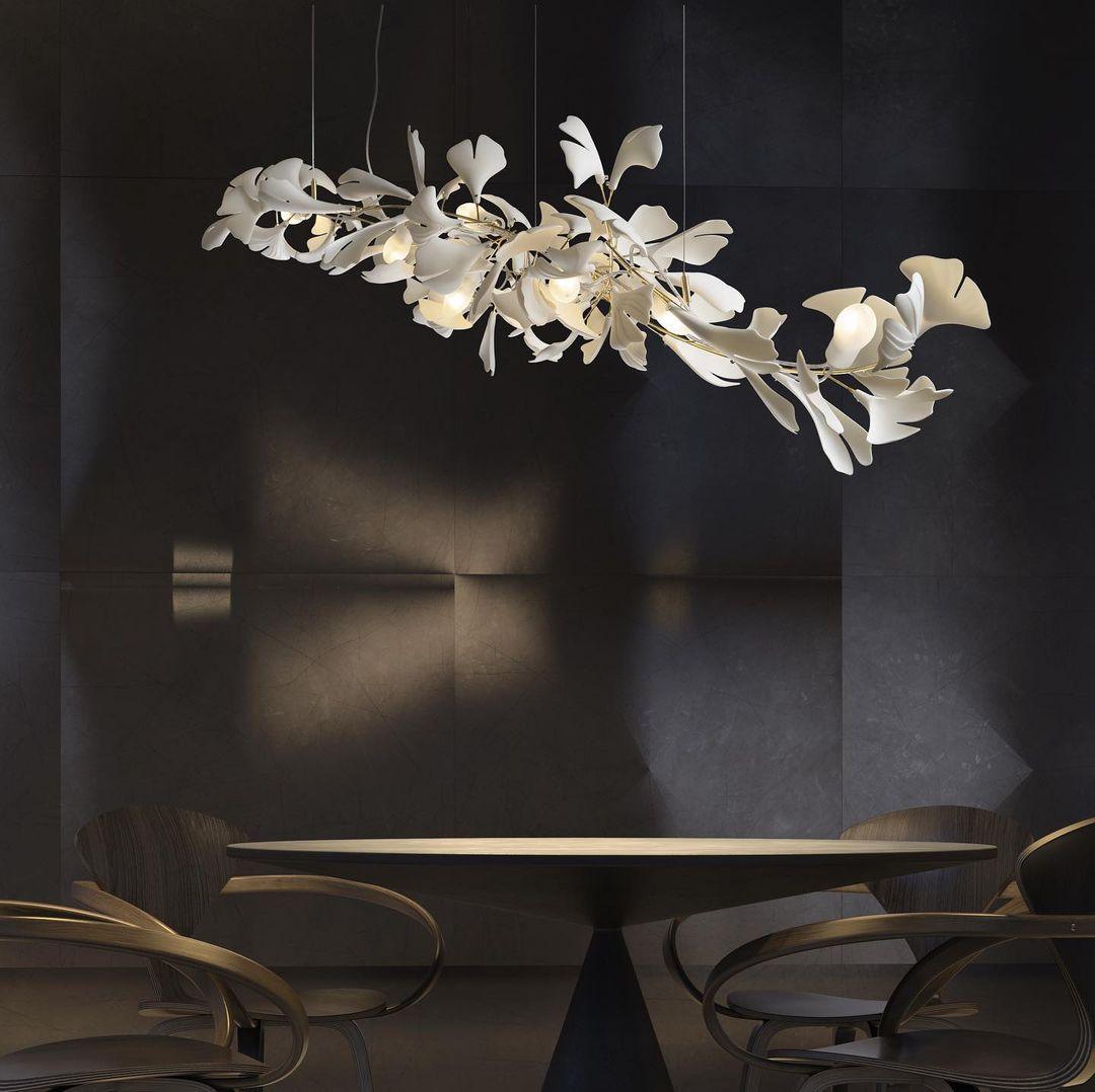 Gingko Ceramic Chandelier G - Nuvé