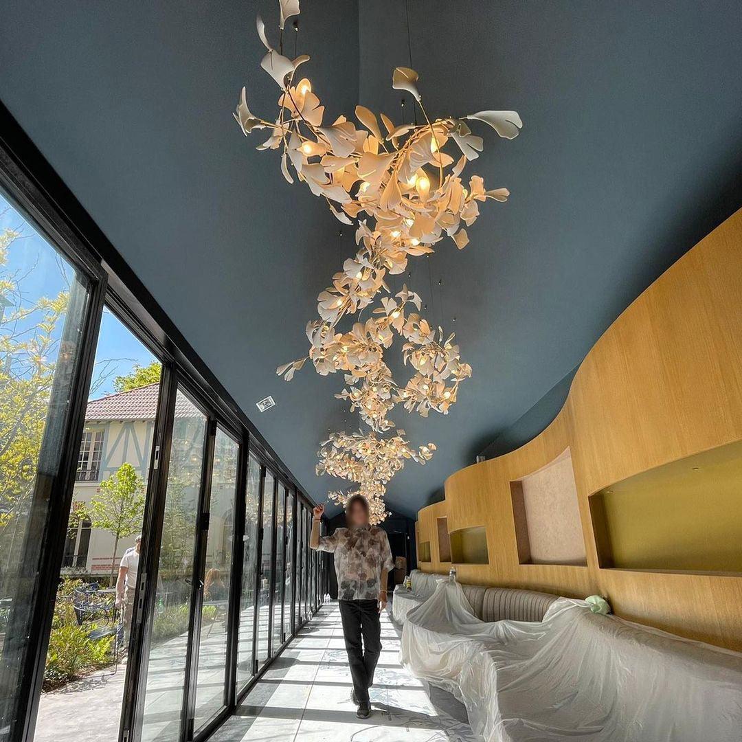 Gingko Ceramic Chandelier G - Nuvé