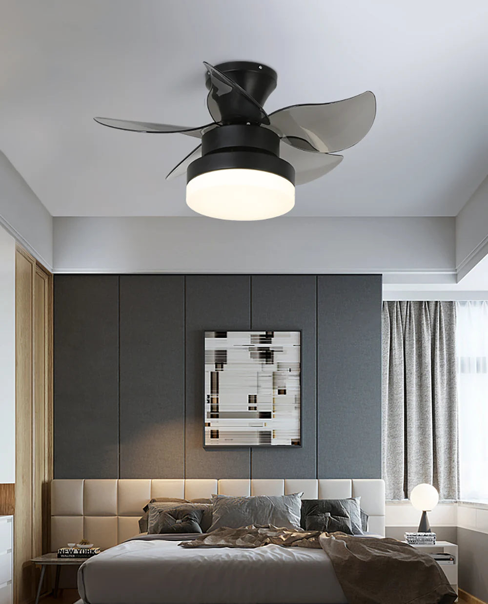Lighted LED American Ceiling Fan Light - Nuvé
