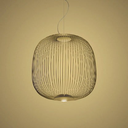 Lightweight Spokes Shaped Pendant Lamp