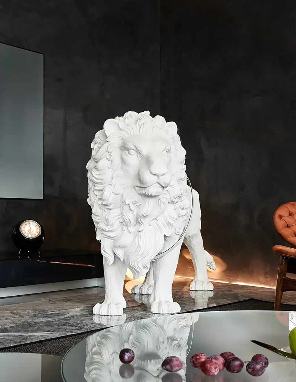 Lion Statue Floor Lamp - Nuvé