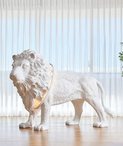 Lion Statue Floor Lamp - Nuvé