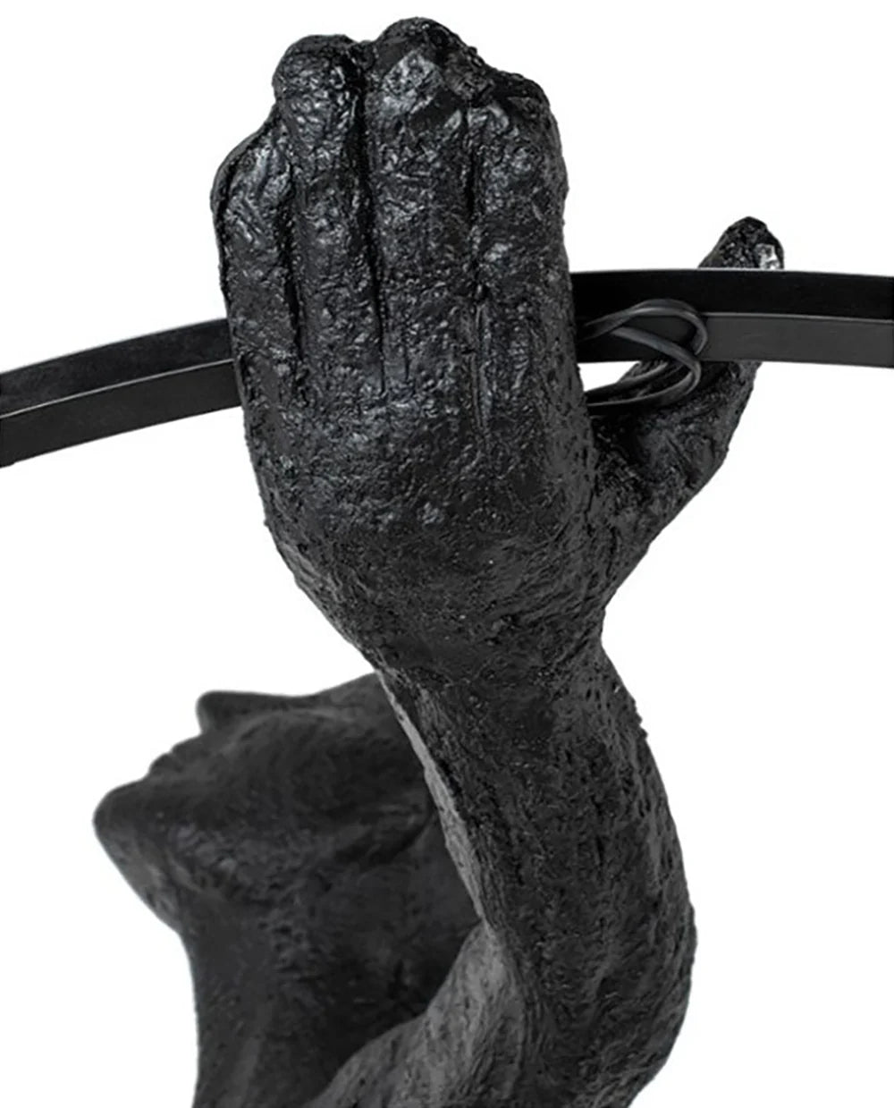 Liva Sculpture Ring Figure Floor Lamp - Nuvé