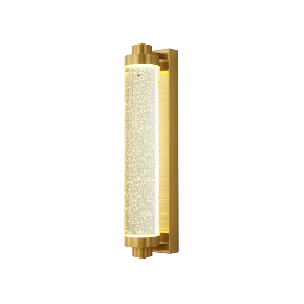 Long Tube Bubble Crystal Wall Lamp - Nuvé