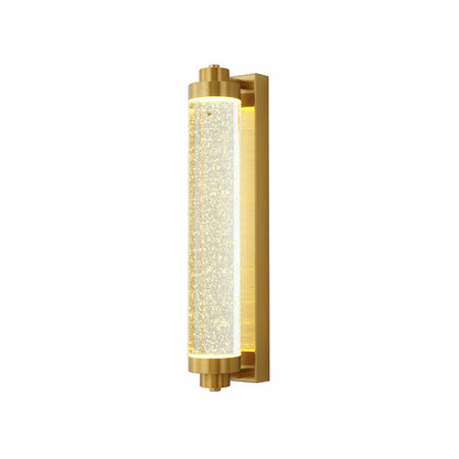 Long Tube Bubble Crystal Wall Lamp - Nuvé