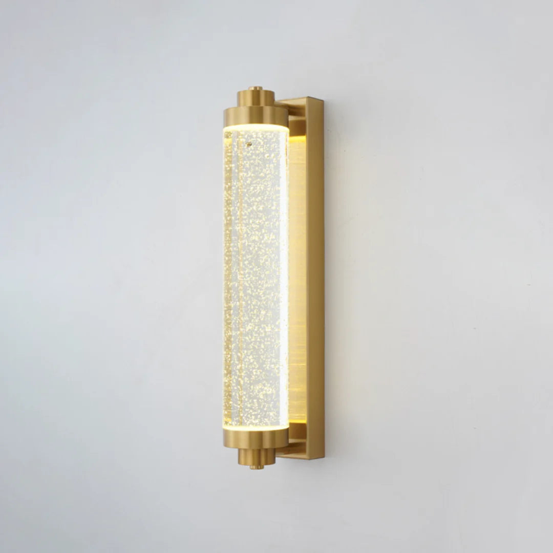 Long Tube Bubble Crystal Wall Lamp - Nuvé