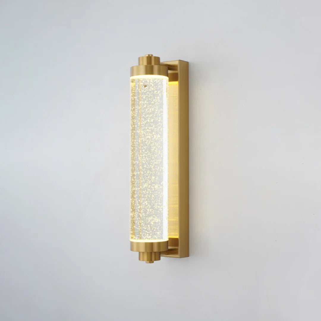 Long Tube Bubble Crystal Wall Lamp - Nuvé