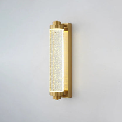 Long Tube Bubble Crystal Wall Lamp - Nuvé