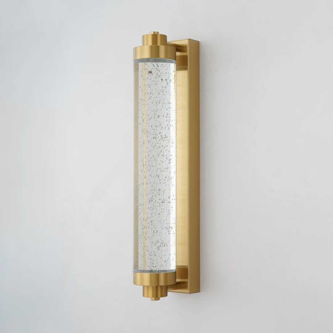 Long Tube Bubble Crystal Wall Lamp - Nuvé