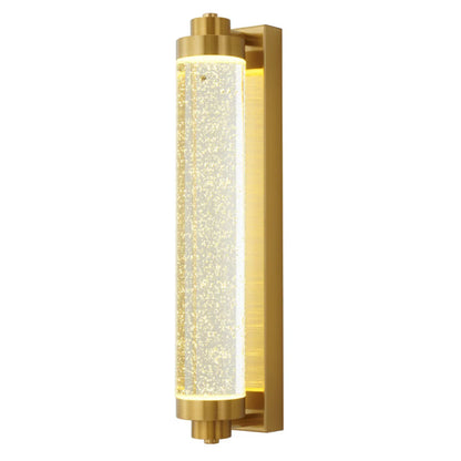 Long Tube Bubble Crystal Wall Lamp - Nuvé