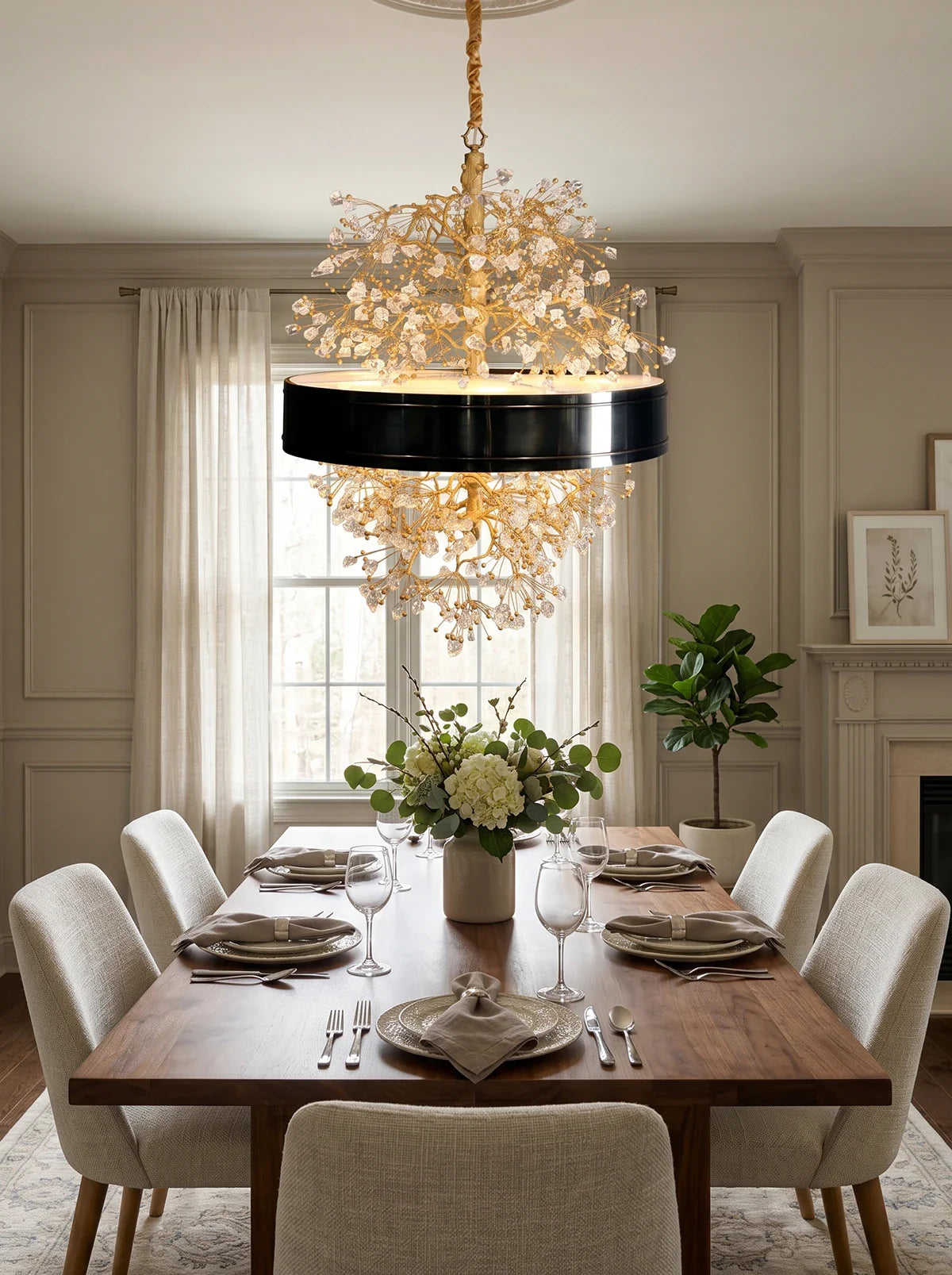 Lorna Berry Branch Shape Glass Chandelier