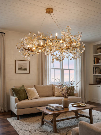 Lorna Berry Branch Shape Glass Chandelier