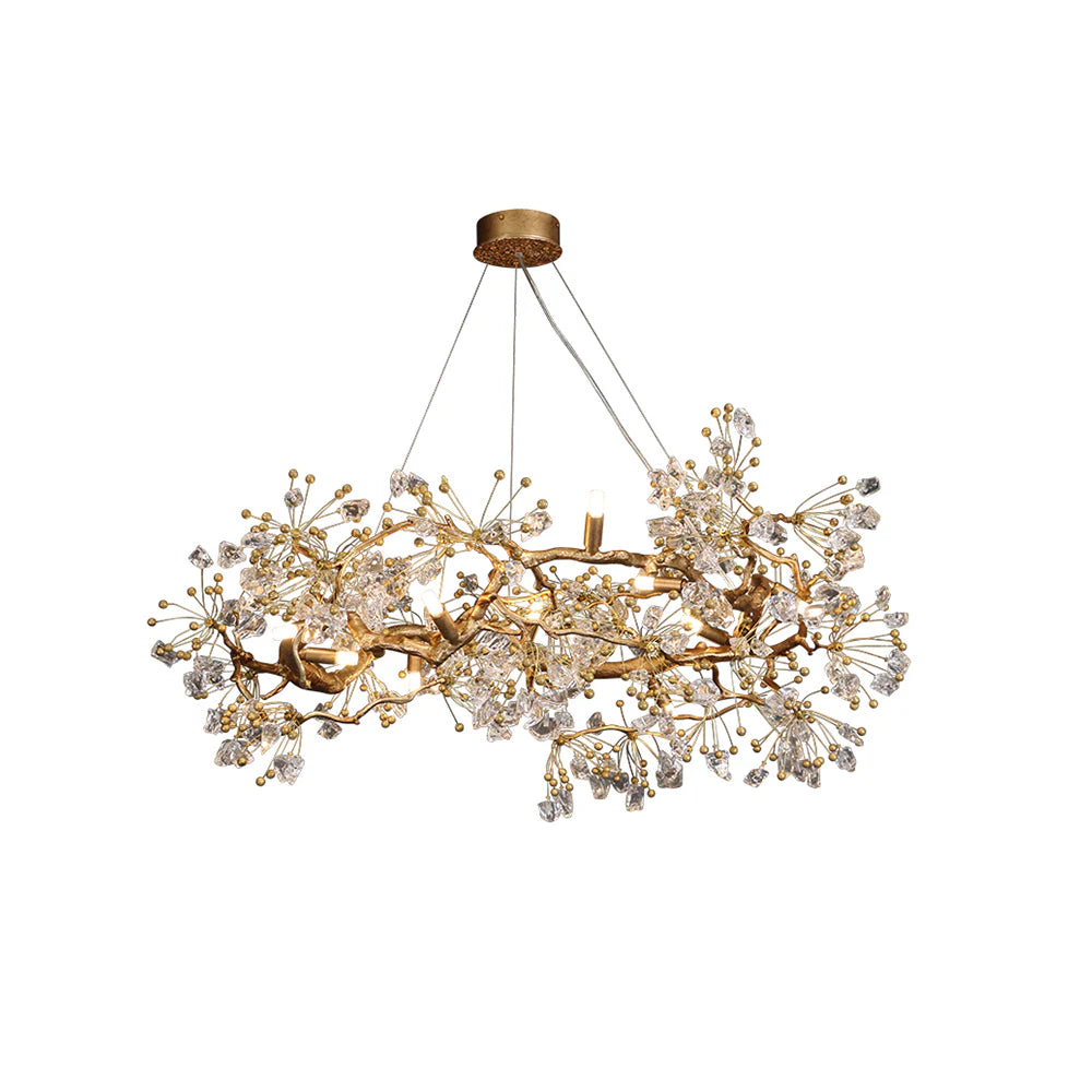 Lorna Berry Branch Shape Glass Chandelier - Nuvé