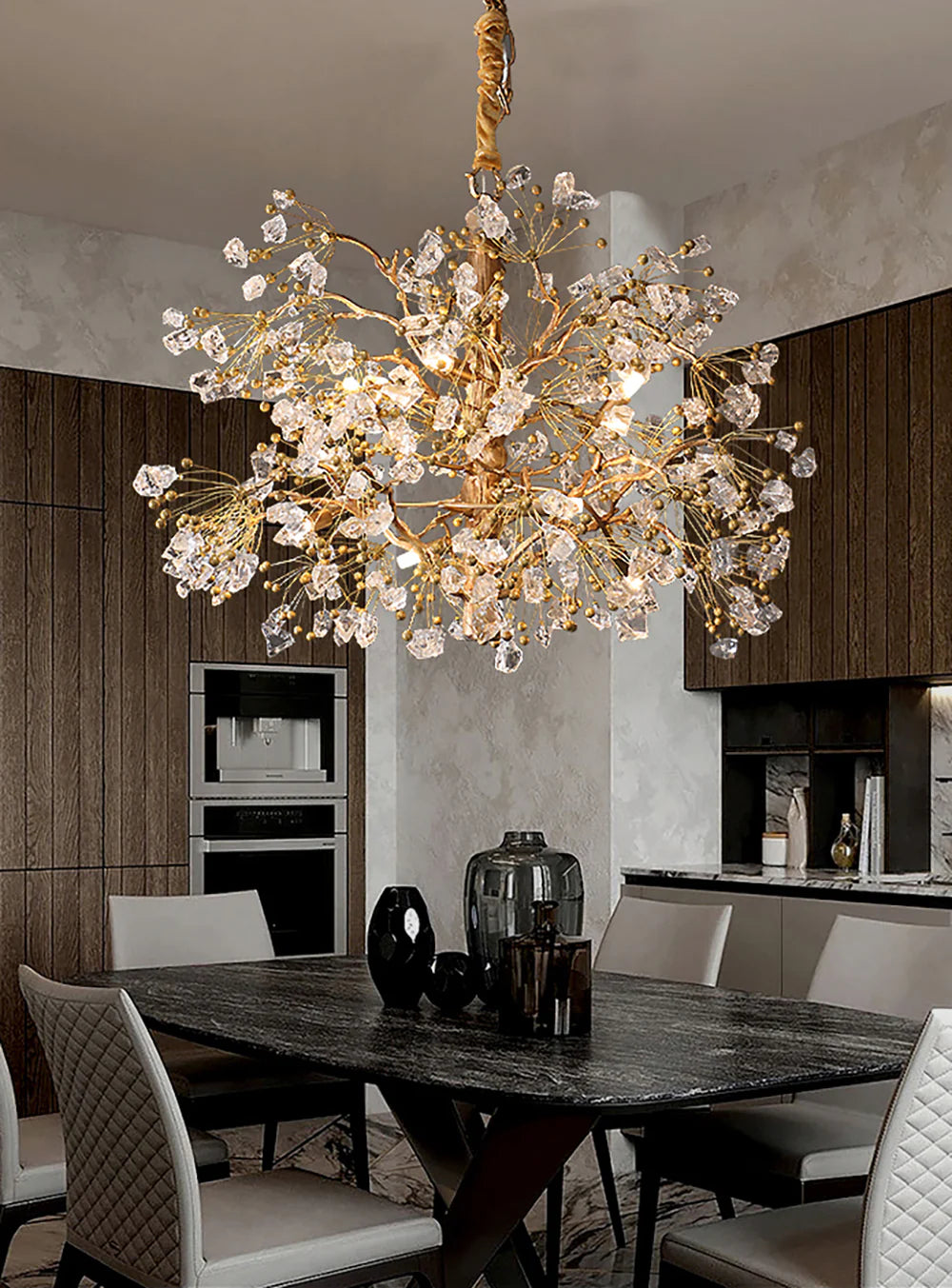 Lorna Berry Branch Shape Glass Chandelier - Nuvé