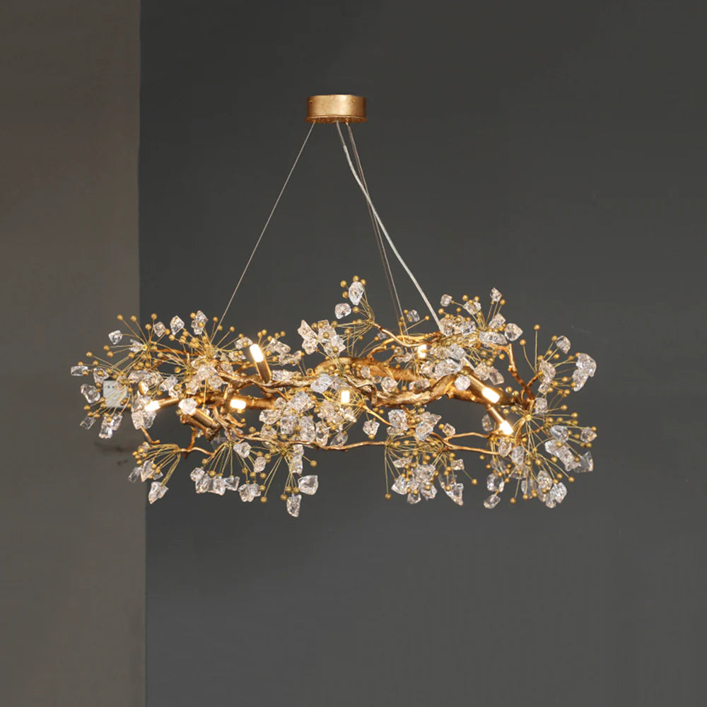 Lorna Berry Branch Shape Glass Chandelier - Nuvé
