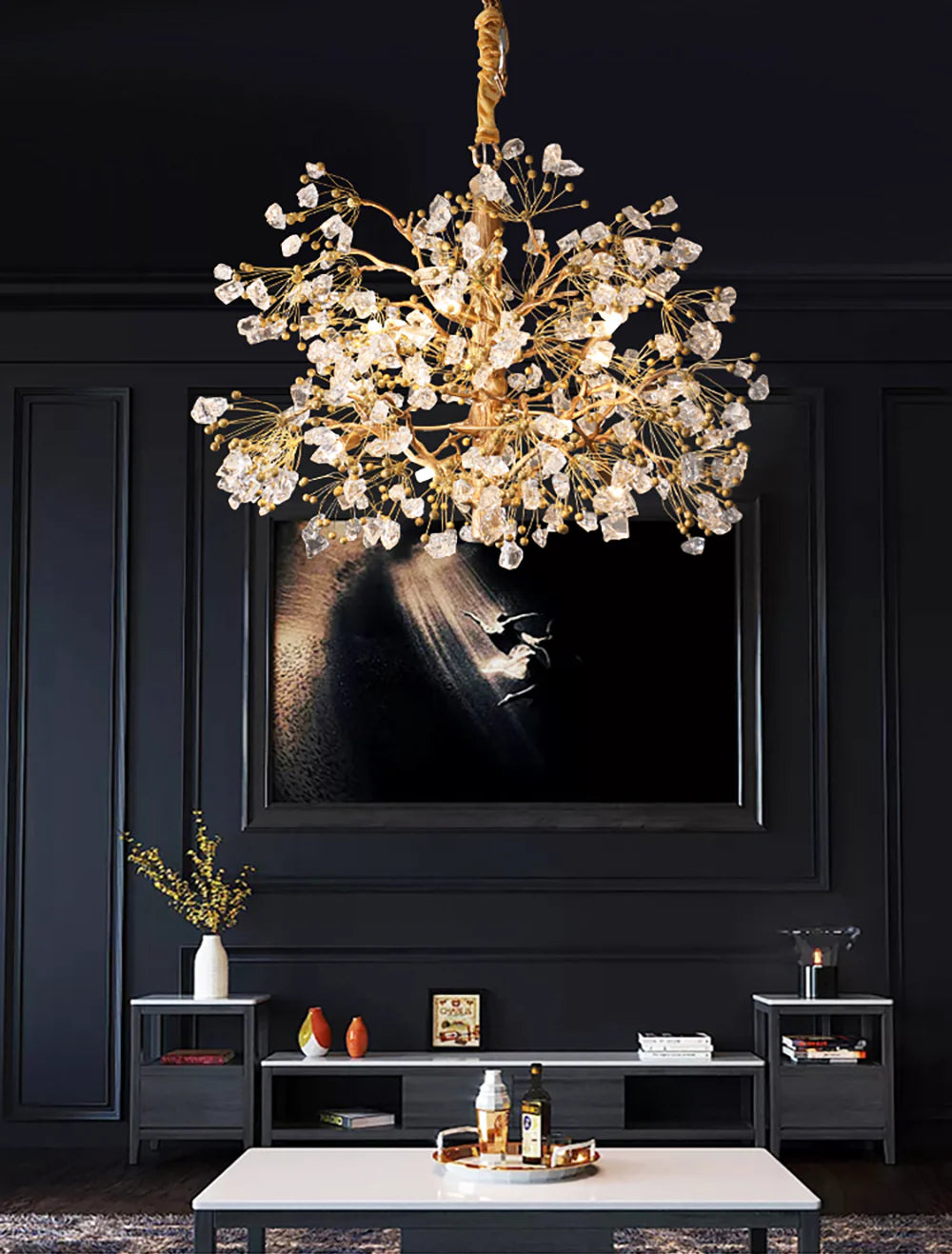 Lorna Berry Branch Shape Glass Chandelier - Nuvé