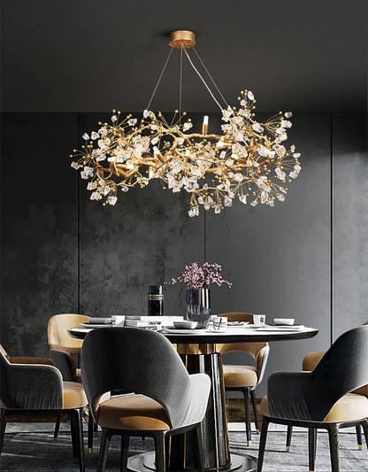 Lorna Berry Branch Shape Glass Chandelier - Nuvé