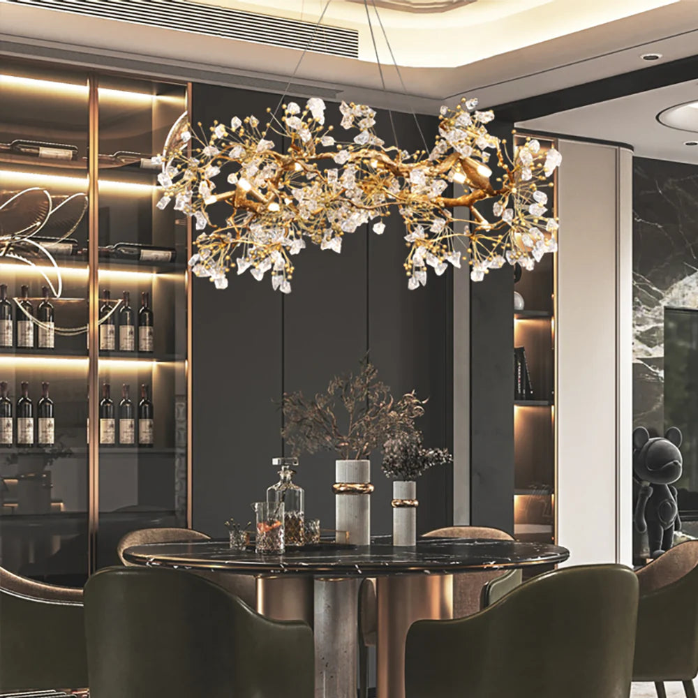 Lorna Berry Branch Shape Glass Chandelier - Nuvé