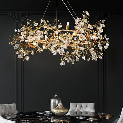Lorna Berry Branch Shape Glass Chandelier - Nuvé
