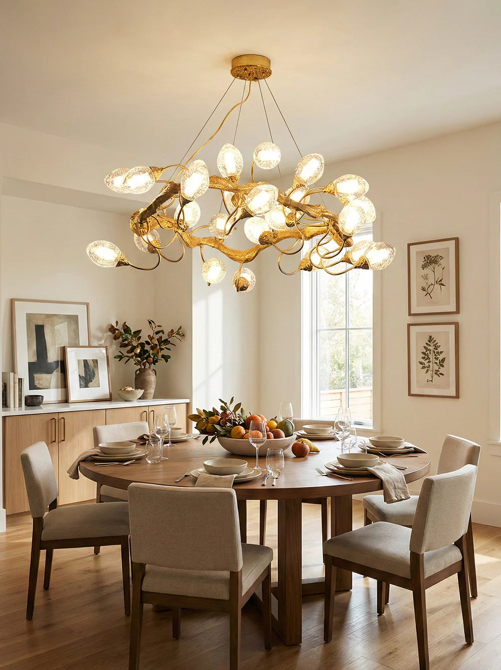 Lotus Brass Chandeliers - Nuvé