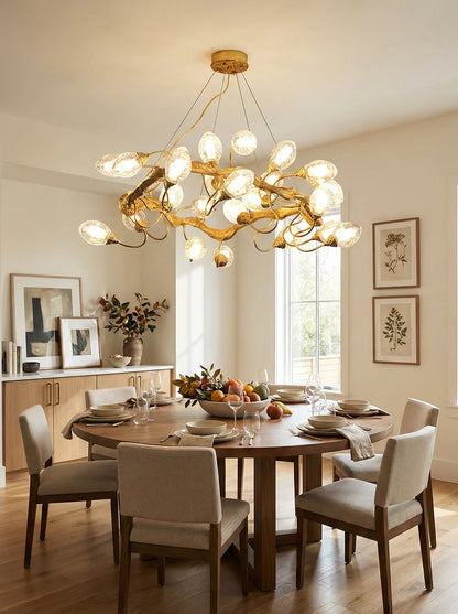 Lotus Brass Chandeliers - Nuvé
