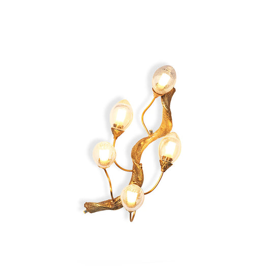Lotus Brass Wall Lamp - Nuvé