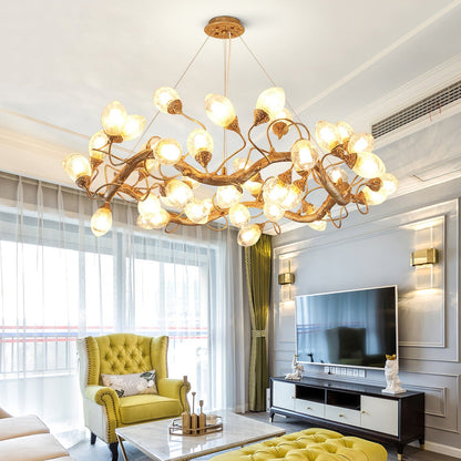 Lotus Brass Chandeliers - Nuvé