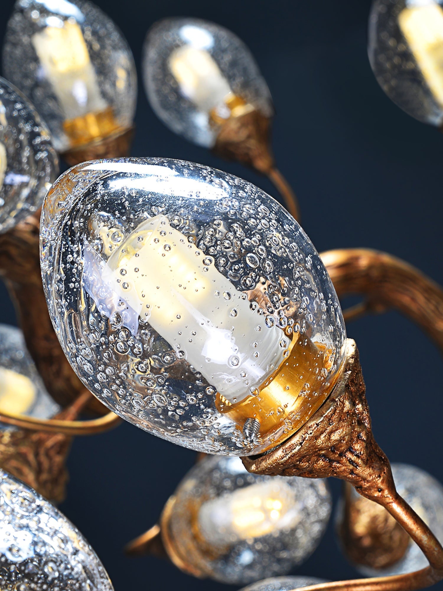 Lotus Brass Chandeliers - Nuvé