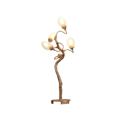 Lotus Brass Table Lamp - Nuvé