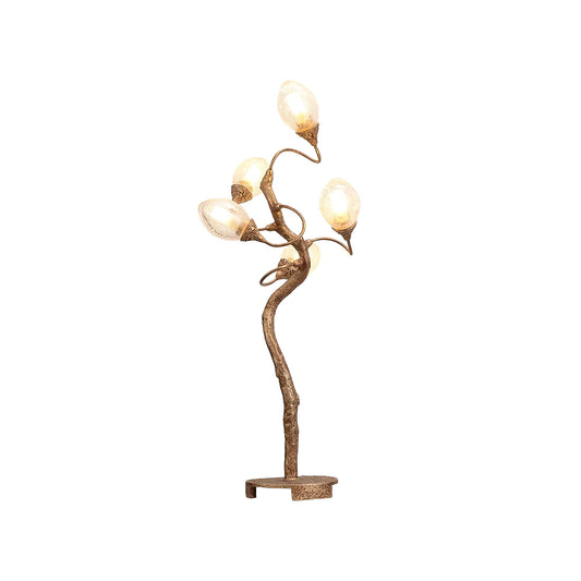 Lotus Brass Table Lamp - Nuvé