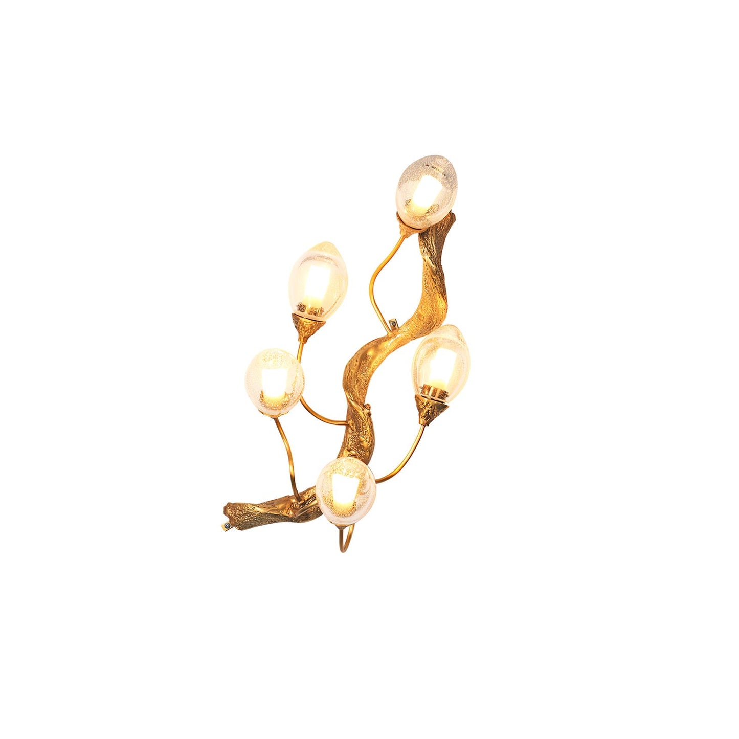 Lotus Brass Wall Lamp - Nuvé