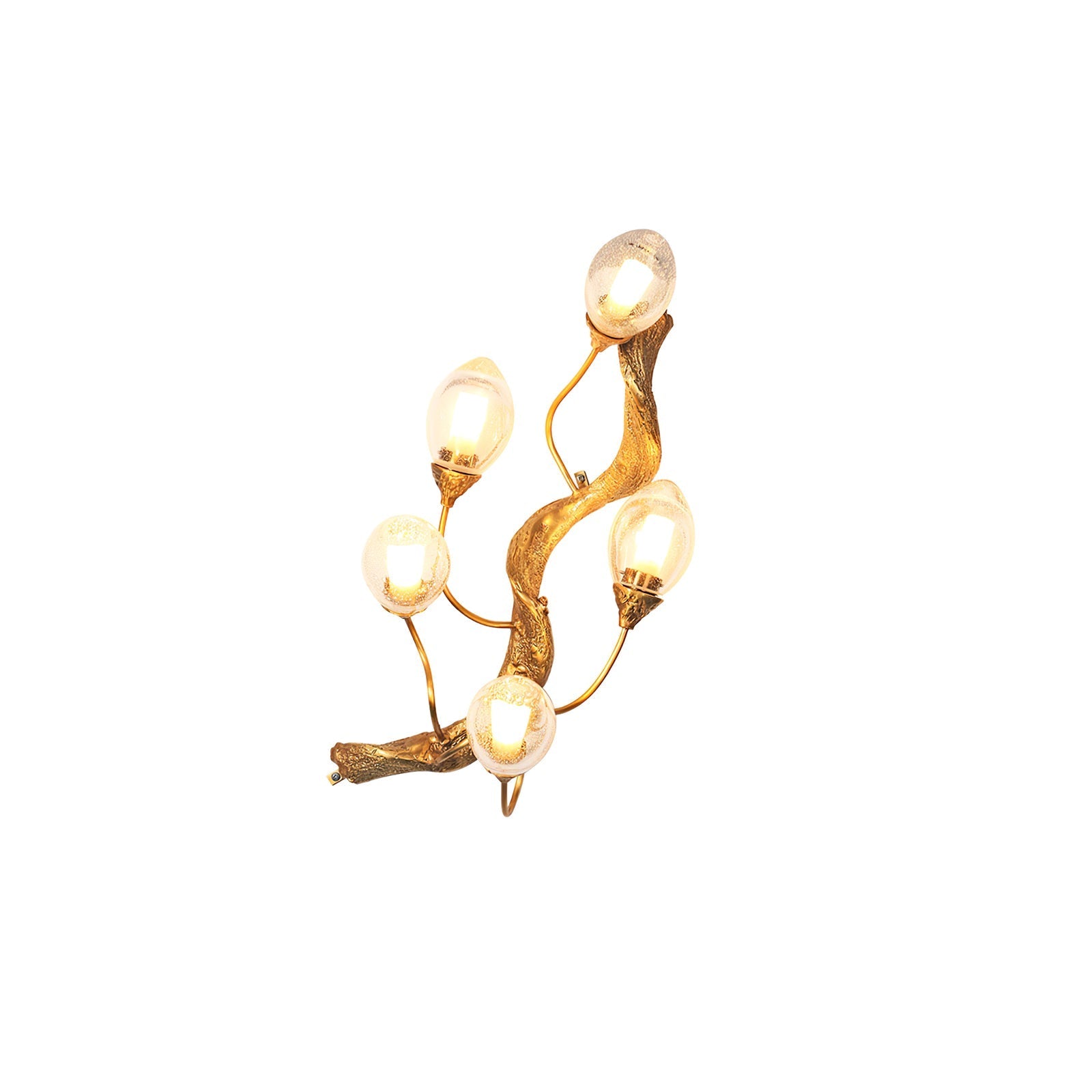 Lotus Brass Wall Lamp - Nuvé