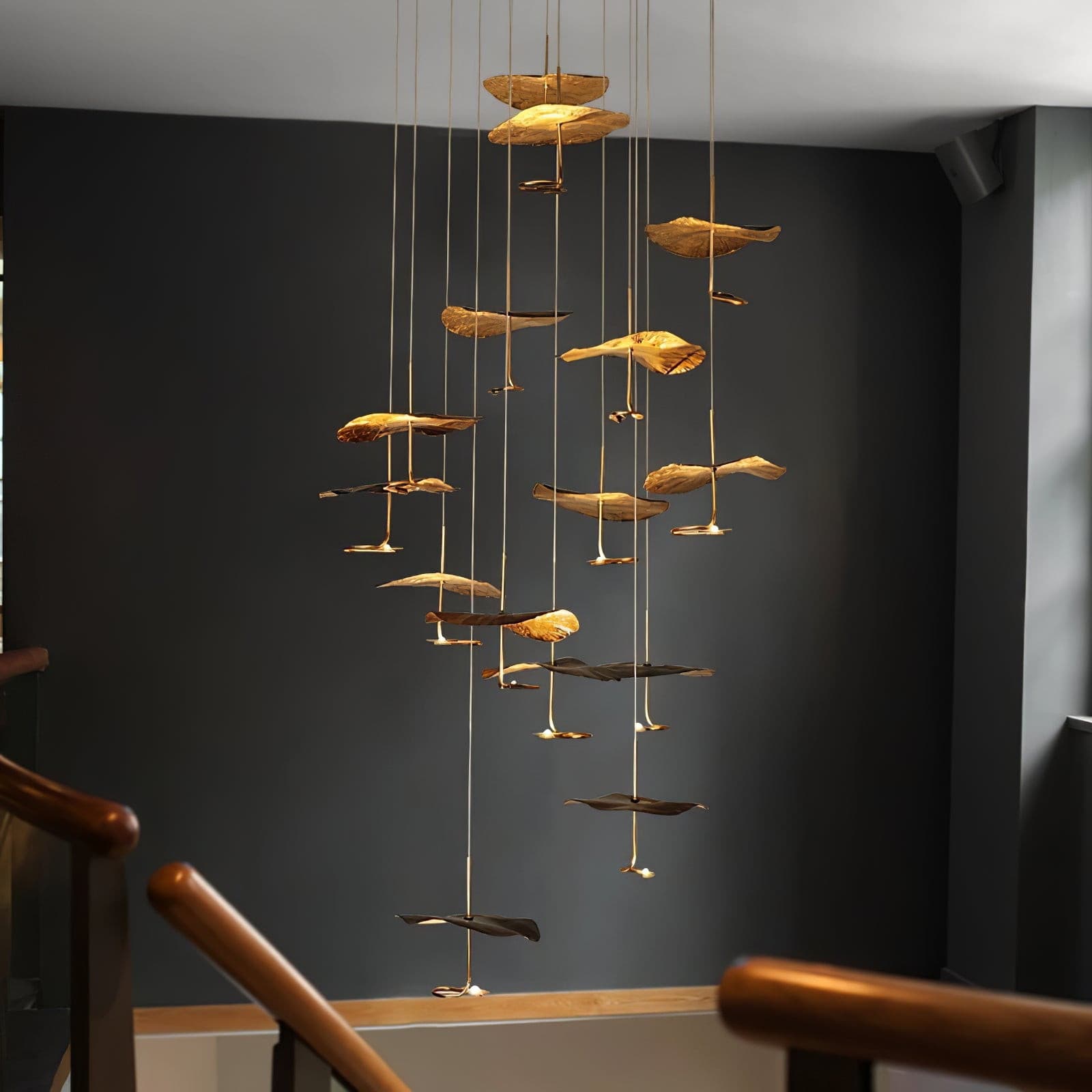 Lotus Leaf Chandelier - Nuvé