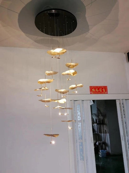 Lotus Leaf Chandelier
