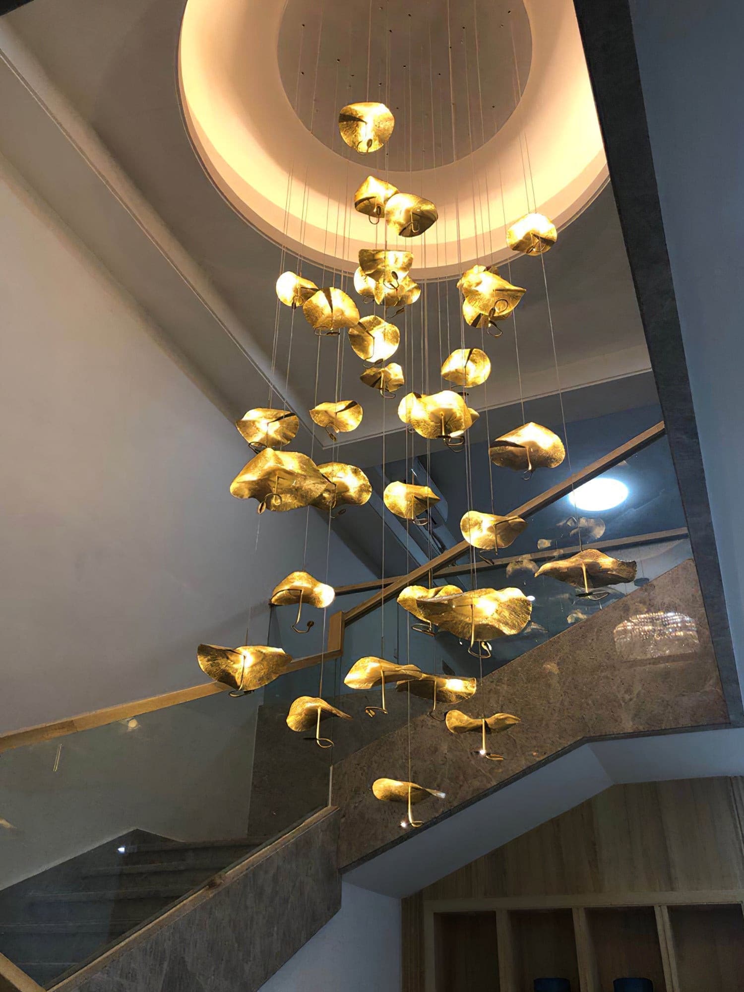 Lotus Leaf Chandelier - Nuvé