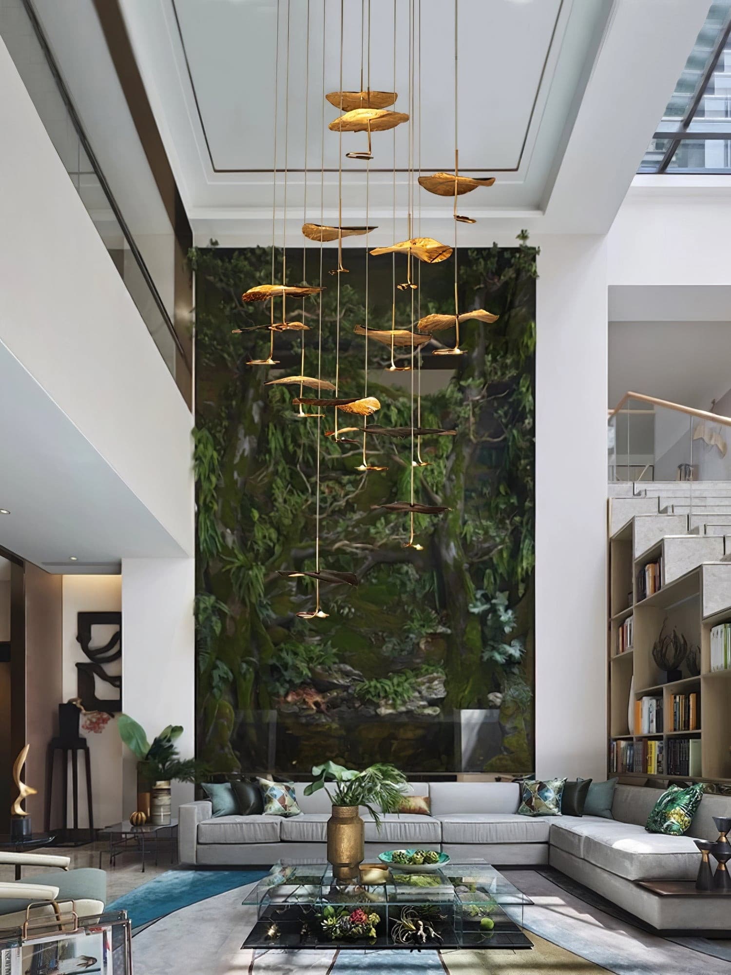 Lotus Leaf Chandelier - Nuvé