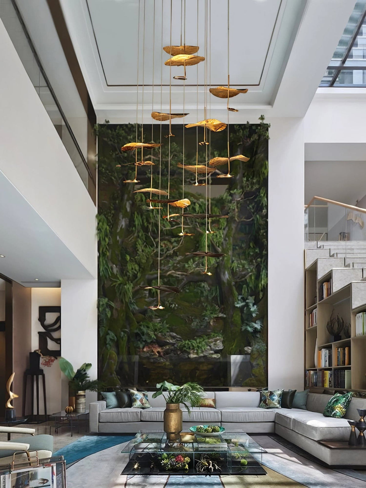 Lotus Leaf Chandelier