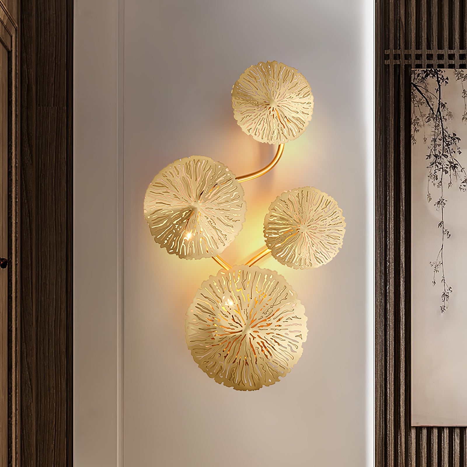 Lotus Leaf Wall Sconce - Nuvé