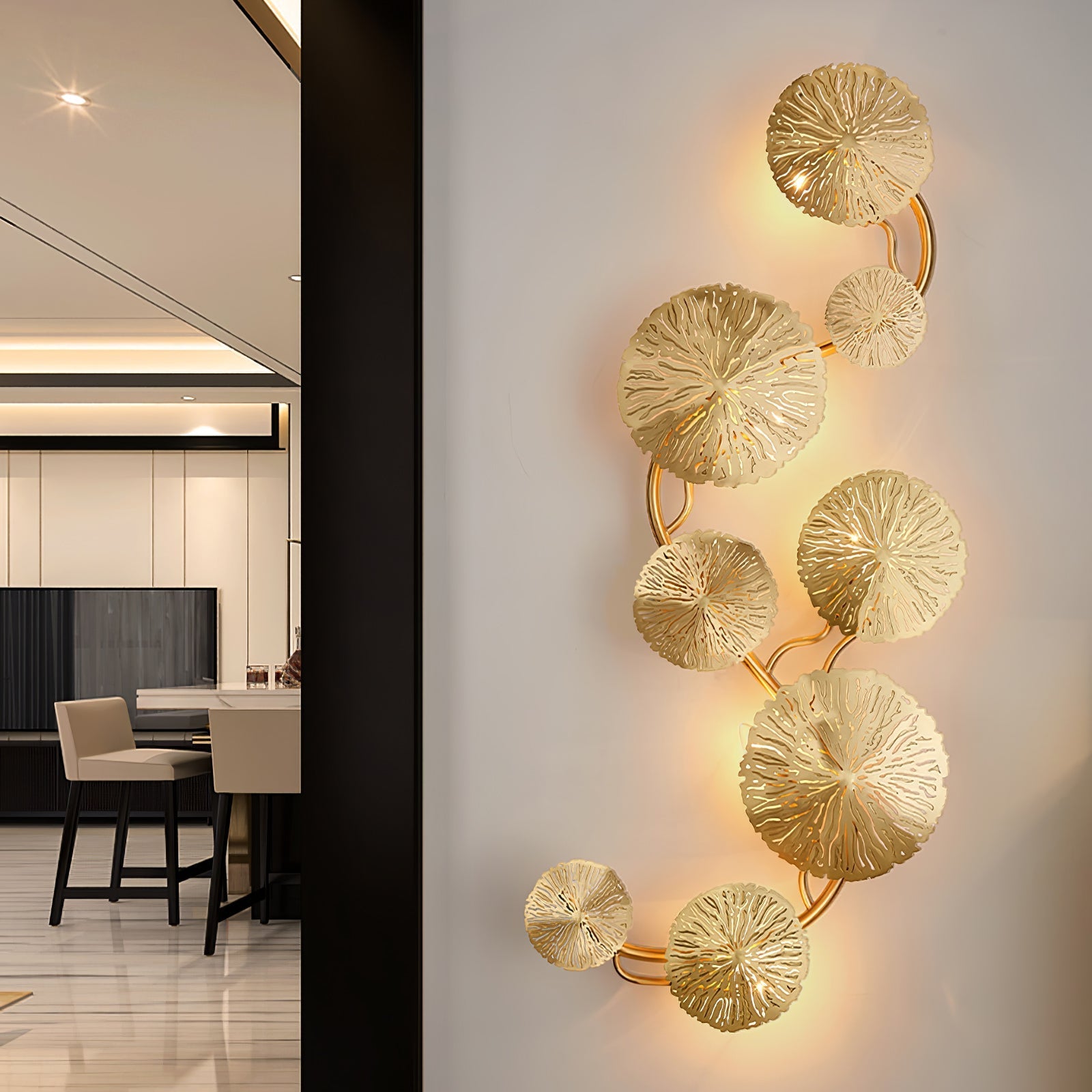 Lotus Leaf Wall Sconce - Nuvé