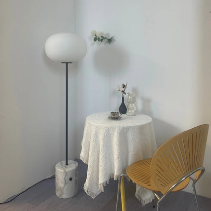 Glass Jwda Marble Floor Lamp - Nuvé