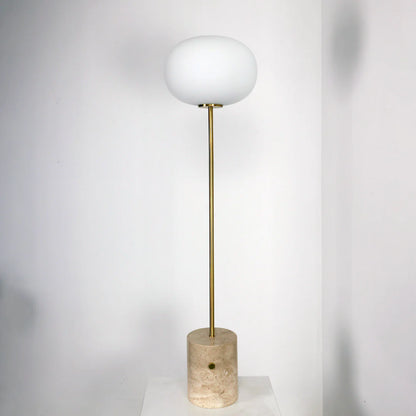 Glass Jwda Marble Floor Lamp - Nuvé