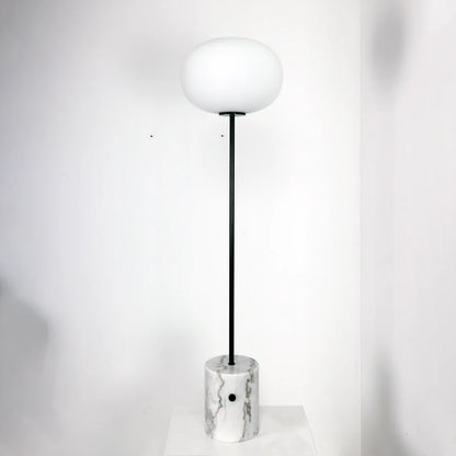 Glass Jwda Marble Floor Lamp - Nuvé