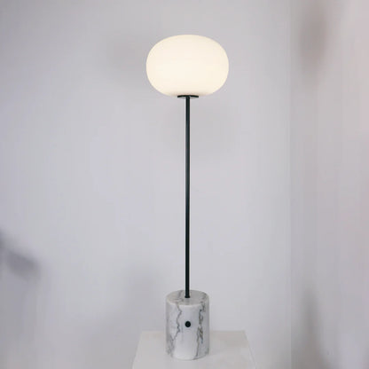 Glass Jwda Marble Floor Lamp - Nuvé