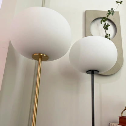 Glass Jwda Marble Floor Lamp - Nuvé