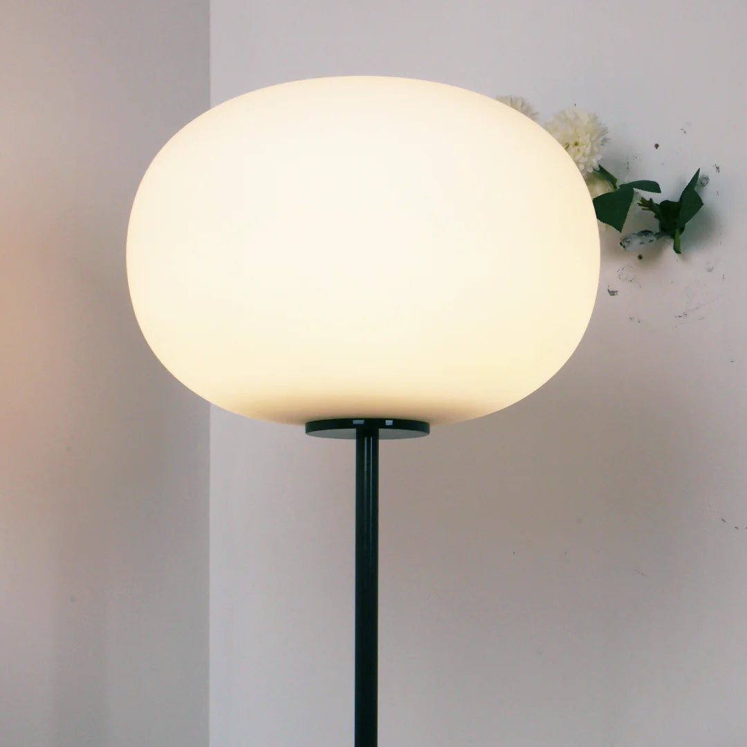 Glass Jwda Marble Floor Lamp - Nuvé