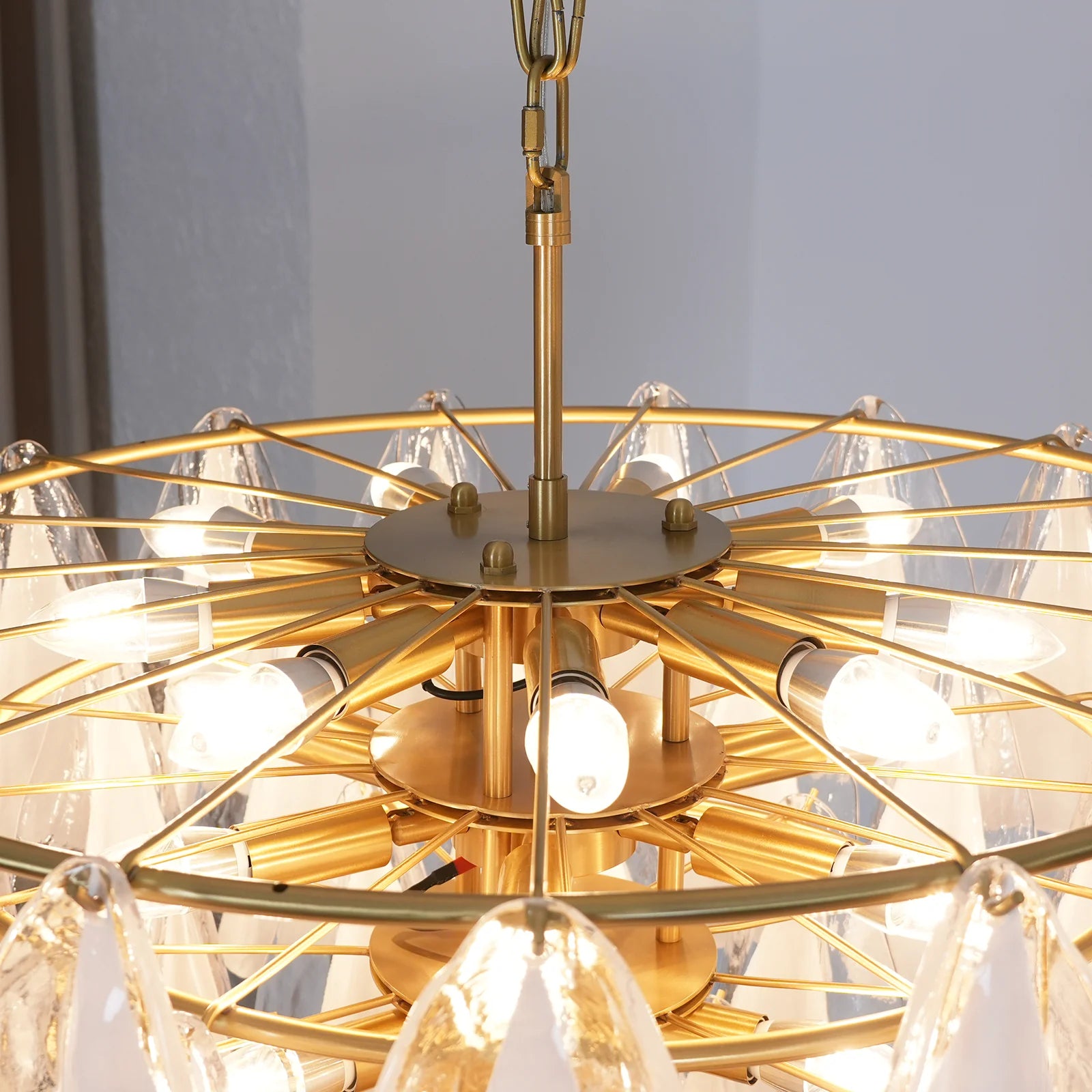 Lunara Murano Glass Chandelier - Nuvé